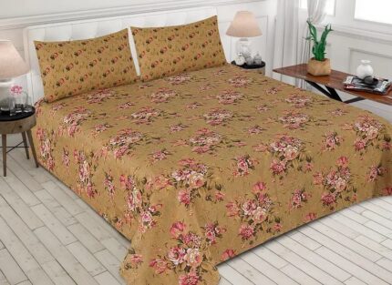 King Cotton Bed Sheet Set 3 Pcs Design GPB473