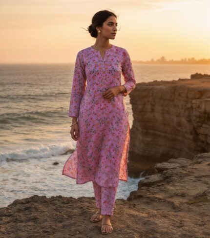 2-Pcs Unstitched Digital Print Suit kk 25