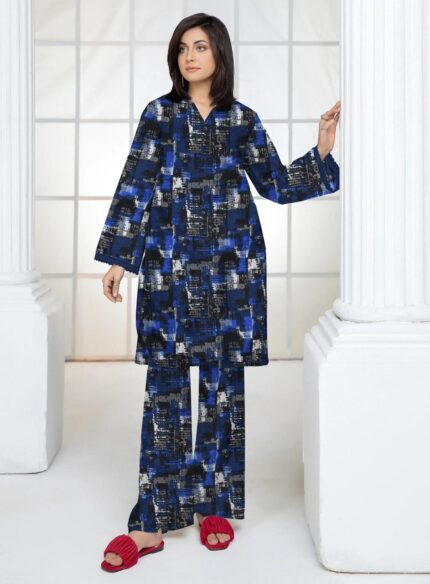 2-Pcs Unstitched Digital Print Suit kk 03