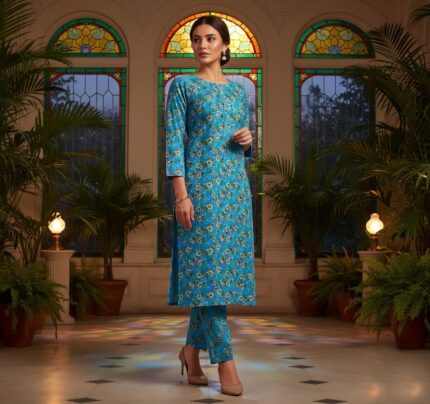 2-Pcs Unstitched Digital Print Suit kk 30