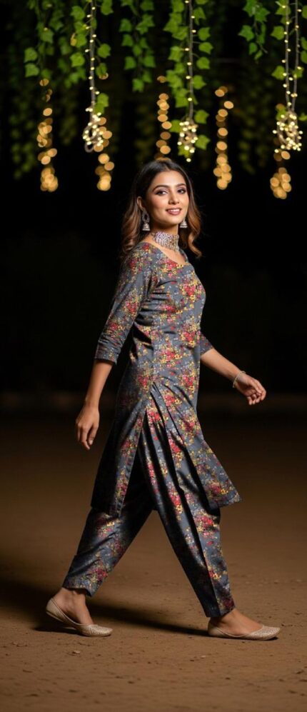 2-Pcs Unstitched Digital Print Suit kk 41